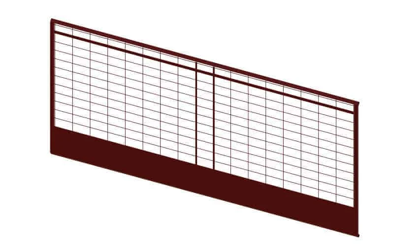 2.6m Safedge Mesh Barrier