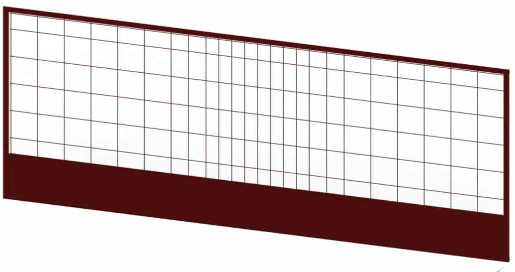 2.9m Safedge Mesh Barrier