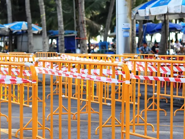 Crowd Control Barriers Applications