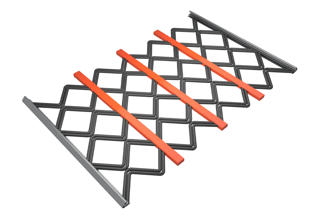 Double Wire Diamond Opening Self-Cleaning Screen Mesh Panel