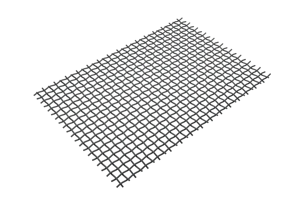 Flat Meshes Woven Wire Mesh Screen Panel