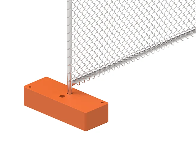 New Zealand Temporary Fence Feet Quick Connection Systems