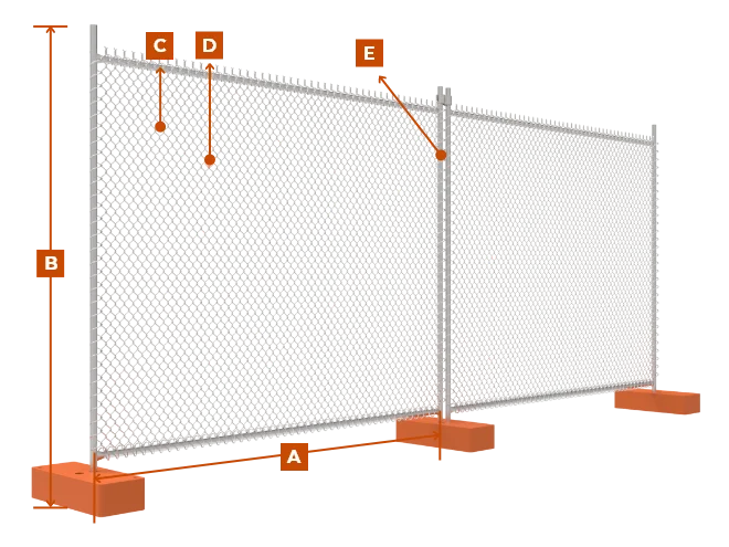 New Zealand Galvanized Temporary Fence Specifications