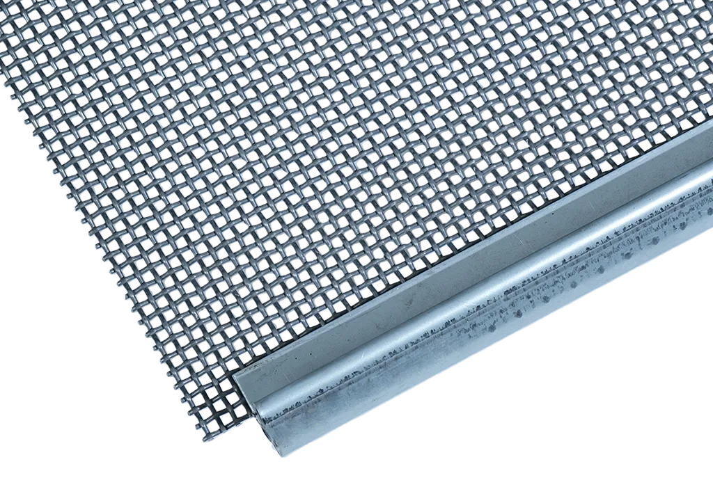 Overlaps Woven Wire Mesh Screen Panel
