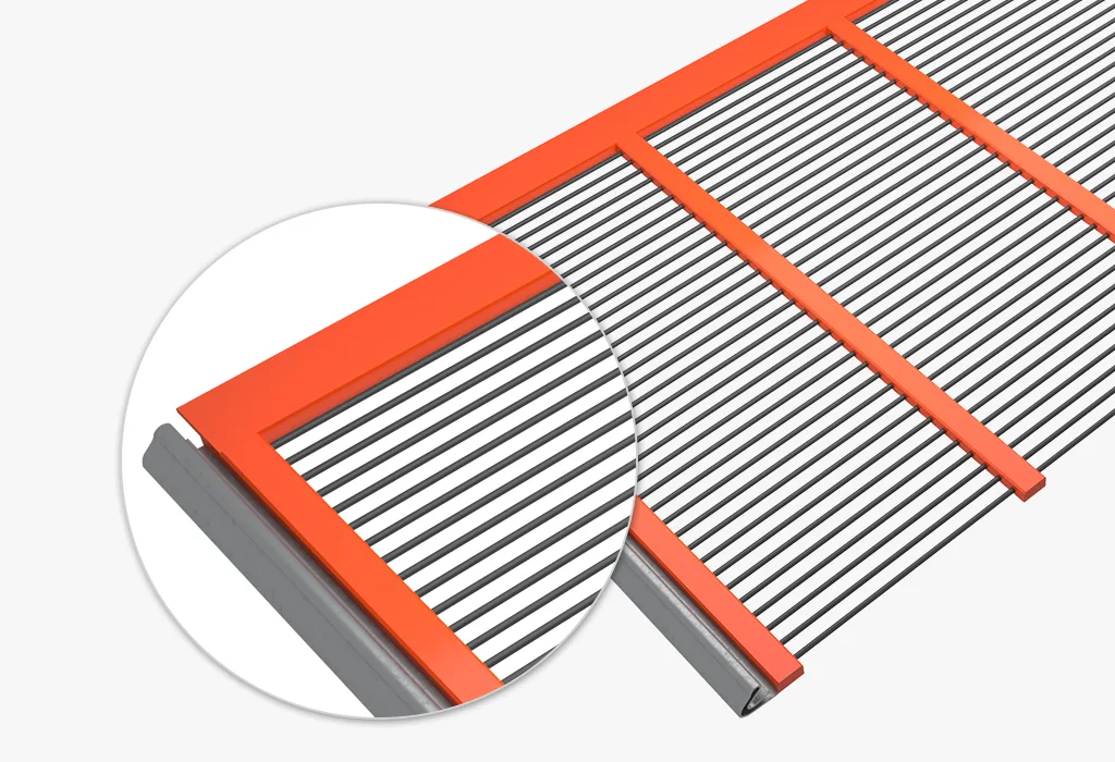 Polyurethane Overlap Self-Cleaning Screen Mesh Panel