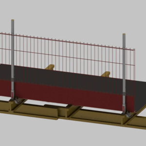 Edge Protection Barrier for Wood Structure