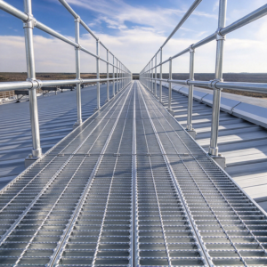 Solar Roof Galvanized Grating Walkway (2)